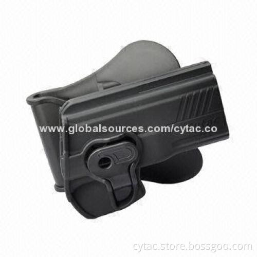 Taurus PT809 pistol holster, designed with polymer, soft silicone paddle, release button